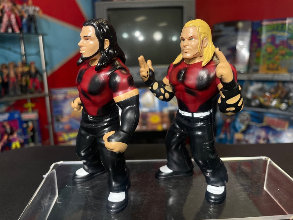 **PREORDER** Matt Hardy & Jeff Hardy Retro Wrestle-Something Wrestlers Series 4 Two Pack by FC Toys 