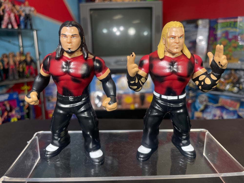 **PREORDER** Matt Hardy & Jeff Hardy Retro Wrestle-Something Wrestlers Series 4 Two Pack by FC Toys 