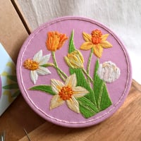 Image 1 of Daffodils & Tulips Embroidery Kit