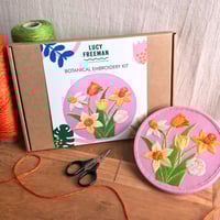 Image 3 of Daffodils & Tulips Embroidery Kit