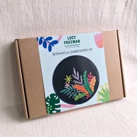 Image 5 of Midnight Jungle Embroidery Kit