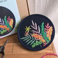 Image 4 of Midnight Jungle Embroidery Kit