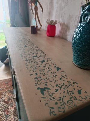 Buffet Parisien poétique en vert Sauge