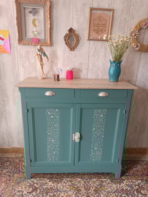 Buffet Parisien poétique en vert Sauge