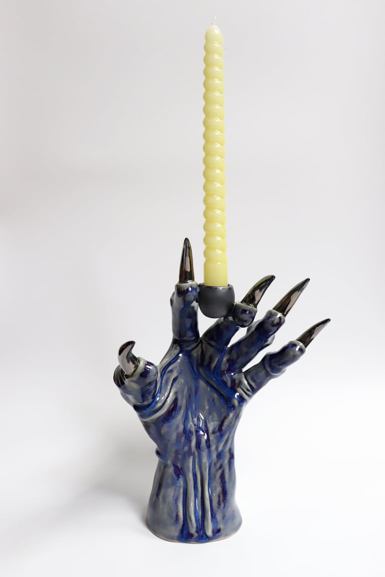 Monstrous Hand Candlestick