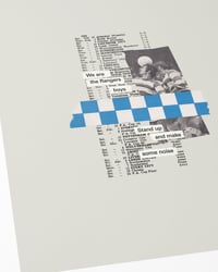 Image 2 of Queens Park Rangers Vintage Programme Collage – Football Art Print – Series 1