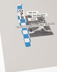 Image 2 of Queens Park Rangers Vintage Programme Collage – Football Art Print – Series 2