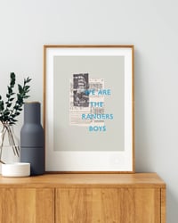 Image 4 of Queens Park Rangers Vintage Programme Collage – Football Art Print – Series 4