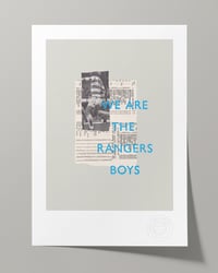 Image 1 of Queens Park Rangers Vintage Programme Collage – Football Art Print – Series 4