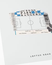 Image 2 of Queens Park Rangers Vintage Programme Collage – Football Art Print – Series 5