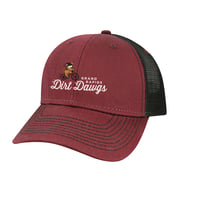 Adult Ouray Snapback hat Dark red