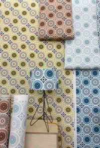 Image 5 of Darjeeling Linen Fabric - Harvest Orange