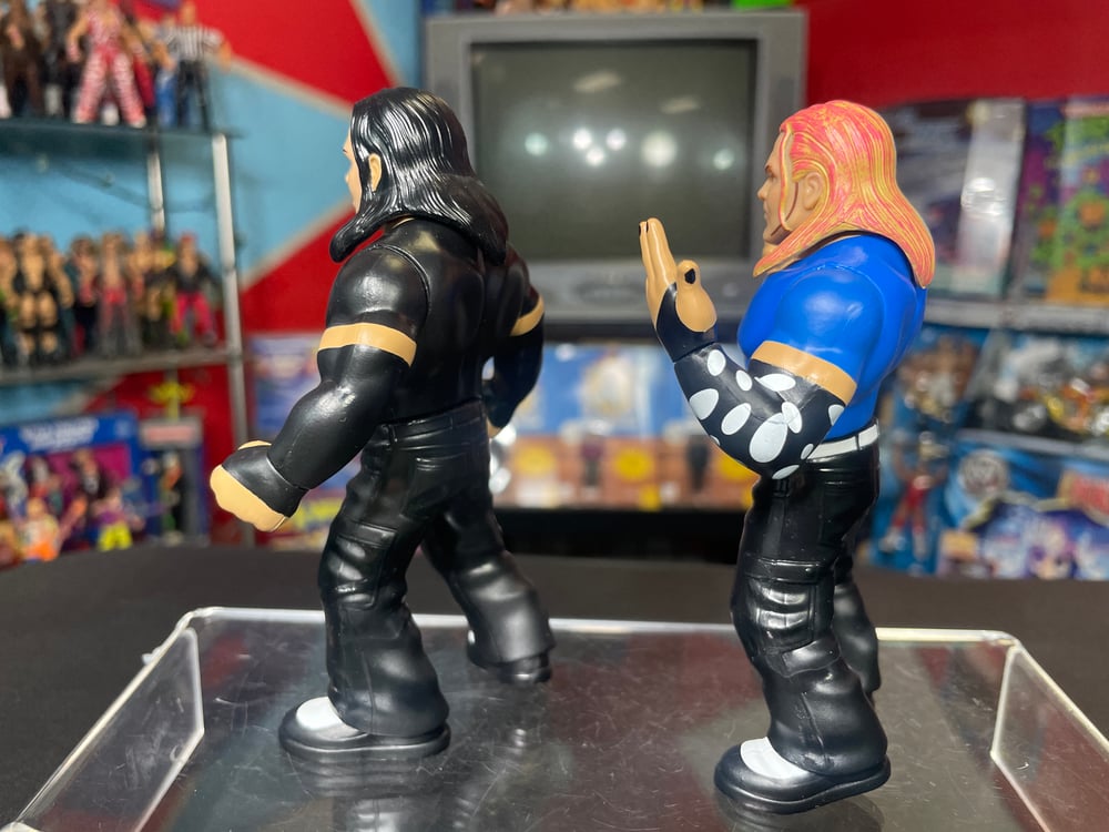 **PREORDER** 1 OF 650 Matt Hardy & Jeff Hardy Retro Wrestle-Something Wrestlers Two Pack by FC Toys