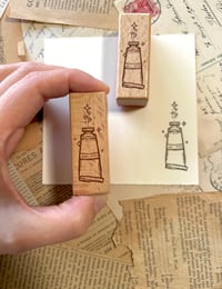 Image 3 of Paint Tube Rubber Stamp