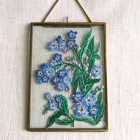 Image 3 of Forget-me-not Framed Embroidery