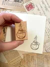 Image 1 of Potion Ink Bottle Rubber Stamp
