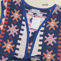 Image 3 of Blue Tapestry Vest