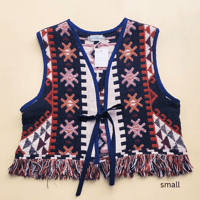 Image 2 of Blue Tapestry Vest