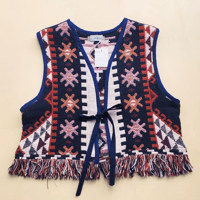 Image 1 of Blue Tapestry Vest