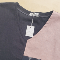 Image 4 of Half-Pieced Vneck Top