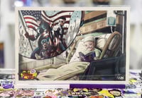 Image 1 of 17" x 11" C3 CAPTAIN AMERICA ART PRINT BY CHAD SCHOETTLE