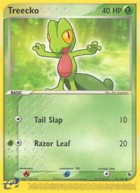 Treecko - 76/109 - Ruby and Sapphire - Lightly Played
