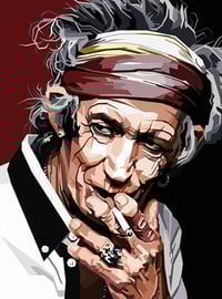 Keith Richards Art Print - image 1