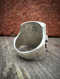 Image 5 of WL&A Handmade Heavy Layered Thunderbird Signet - Size 11
