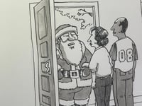 Image 2 of Original New Yorker cartoon “Christmas Crap”