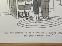 Image 3 of Original New Yorker cartoon “Christmas Crap”