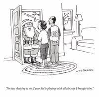 Image 4 of Original New Yorker cartoon “Christmas Crap”