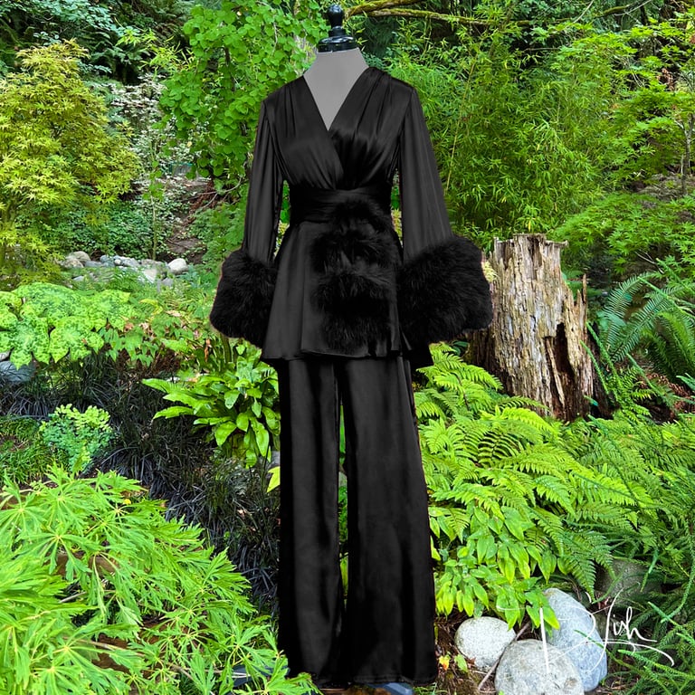 Lounge Suits! Black, Chartreuse, Spring Olive, Regal Purple, Dusty Lavender PRE-ORDER Image 8