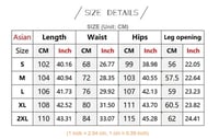 Image 6 of Curved Cut Wide Leg Jeans
