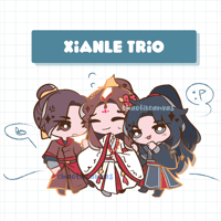 [PO] Xianle Trio TGCF - Enamel Pins