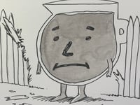 Image 2 of Original cartoon  from American Bystander “Kool Aid Man”
