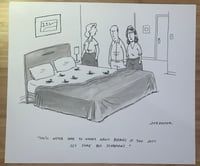 Image 1 of Original cartoon from American Bystander  “Bed Scorpions”