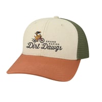 Youth Legacy mesh snapback hat cream