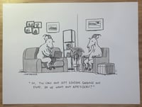 Image 1 of Original cartoon from Air Mail Weekly “Goats Ordering”