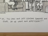 Image 2 of Original cartoon from Air Mail Weekly “Goats Ordering”