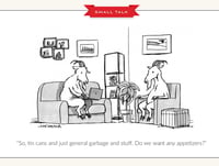 Image 5 of Original cartoon from Air Mail Weekly “Goats Ordering”