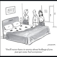 Image 5 of Original cartoon from American Bystander  “Bed Scorpions”
