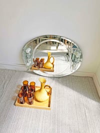 Image 1 of //VENDIDO//  ESPEJO VINTAGE CON APLIQUES, AÑOS 70