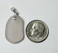 Light Lavender Sea Glass Pendant 