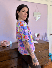 Image 4 of Oversize Tee in Cry Baby