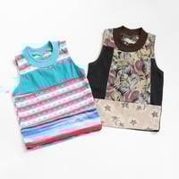 Image 1 of patchwork size 5/6 mix all gender tee top shirt boys girls kids child tshirt tank top sleeveless
