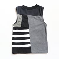 Image 2 of gray black size 8/10 mix all gender tee top shirt boys girls kids child tshirt tank top sleeveless