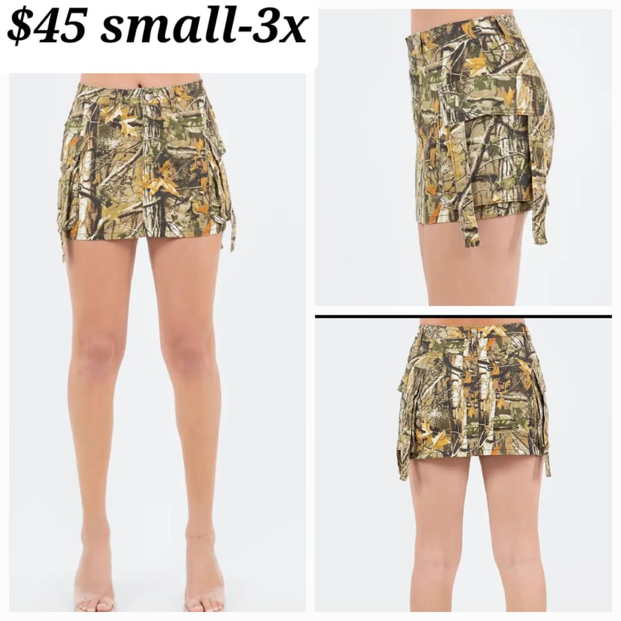 Image of S-3X Camouflage skirt