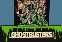 Image 2 of Ghostbusters Hand Crafted 3D Wooden Diorama Cartooning Wall Décor