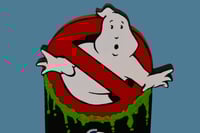 Image 4 of Ghostbusters Hand Crafted 3D Wooden Diorama Cartooning Wall Décor