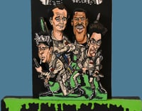 Image 5 of Ghostbusters Hand Crafted 3D Wooden Diorama Cartooning Wall Décor